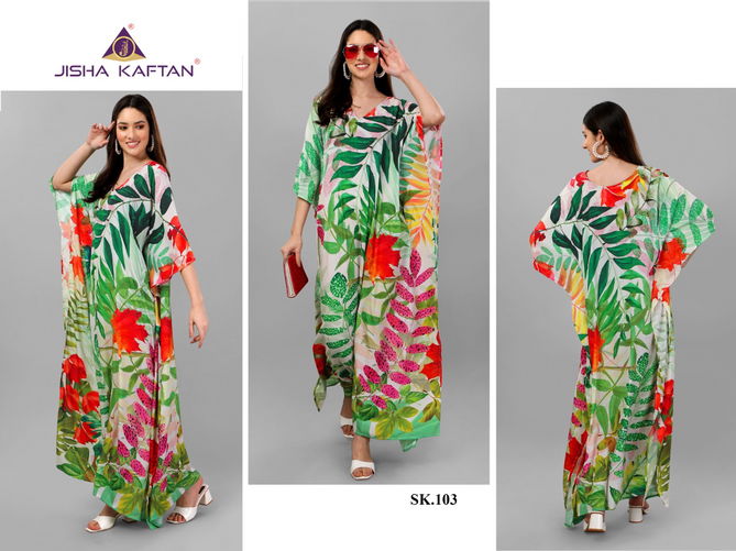 Jelite Silk Digital Printed Casual Wear Wholesale Kaftan Catalog
